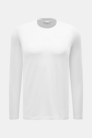 Kiefermann  - Herren - Rundhals-Longsleeve 'Alberts' weiß