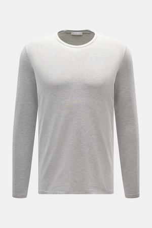Kiefermann  - Herren - Rundhals-Longsleeve 'Emil' grau meliert