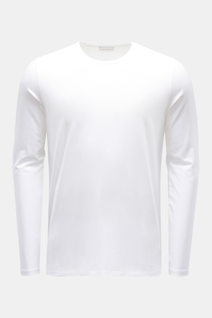 Kiefermann  - Herren - Rundhals-Longsleeve 'Emil' weiß