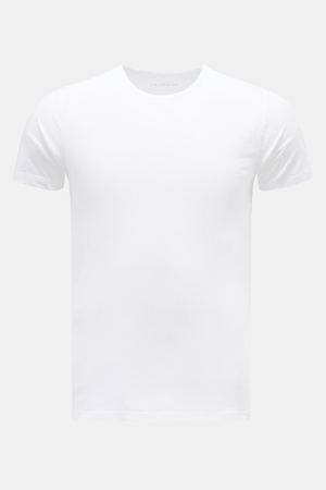 Kiefermann  - Herren - Rundhals-T-Shirt 'Lio' weiß grau