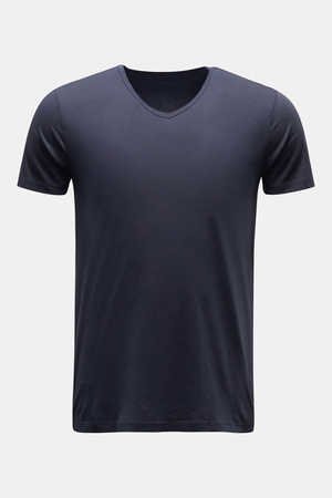 Kiefermann  - Herren - V-Neck T-Shirt 'Darius' dark navy