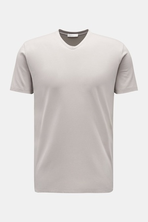 Kiefermann  - Herren - V-Neck T-Shirt 'Hape' beige