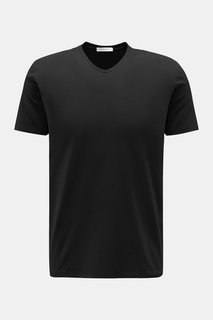 Kiefermann  - Herren - V-Neck T-Shirt 'Hape' schwarz