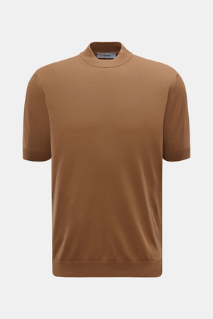 LARDINI  - Herren - Kurzarm-Rundhalspullover braun