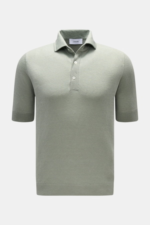 LARDINI  - Herren - Kurzarm-Strickpolo salbei