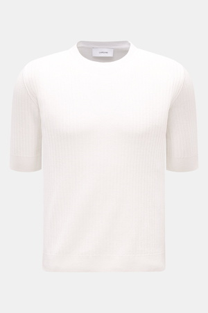 LARDINI  - Herren - Kurzarmpullover offwhite