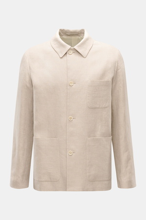 LARDINI  - Herren - Leinenjacke 'Pastone' beige meliert