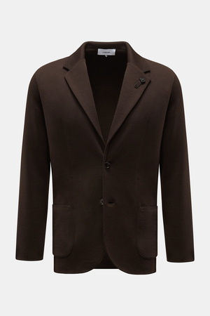 LARDINI  - Herren - Strickblazer dunkelbraun