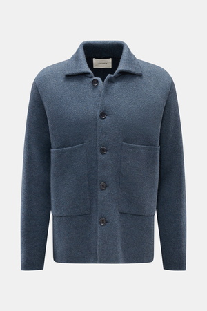 Lisa Yang  - Herren - Cashmere Cardigan 'Louis' graublau