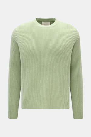 Lisa Yang  - Herren - Cashmere Rundhalspullover 'William' hellgrün