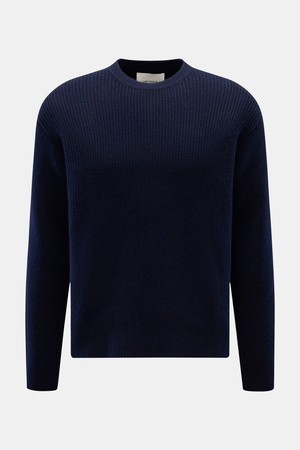 Lisa Yang  - Herren - Cashmere Rundhalspullover 'William' navy