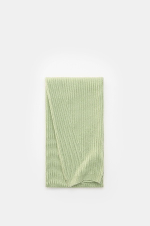 Lisa Yang  - Herren - Cashmere Schal 'Marseille' hellgrün