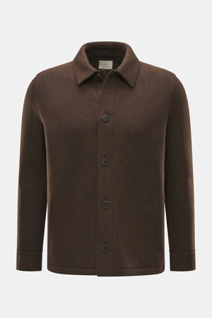 Lunaria  Cashmere - Herren - Cashmere Jacke dunkelbraun