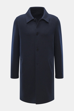 Lunaria  Cashmere - Herren - Cashmere Kurzmantel navy