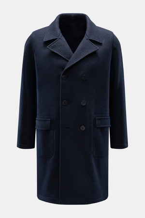 Lunaria  Cashmere - Herren - Cashmere Mantel navy