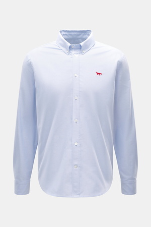 Maison Kitsuné  - Herren - Oxford-Hemd Button-Down-Kragen hellblau