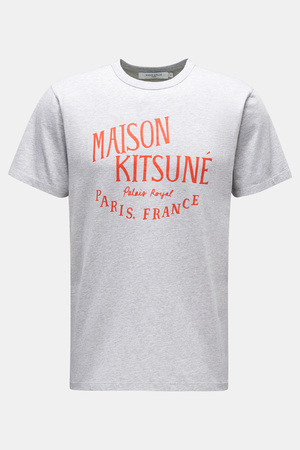 Maison Kitsuné  - Herren - Rundhals-T-Shirt grau grau