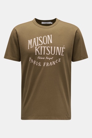 Maison Kitsuné  - Herren - Rundhals-T-Shirt oliv