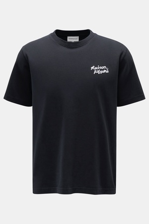 Maison Kitsuné  - Herren - Rundhals-T-Shirt schwarz