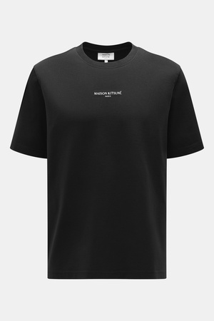 Maison Kitsuné  - Herren - Rundhals-T-Shirt schwarz