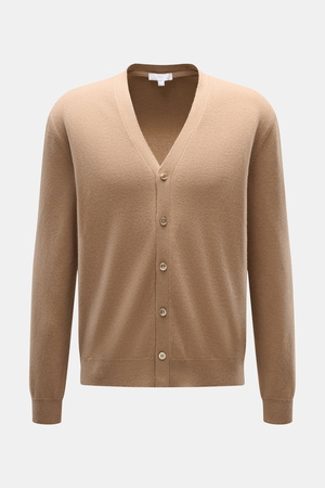 Malo  - Herren - Cashmere Cardigan hellbraun