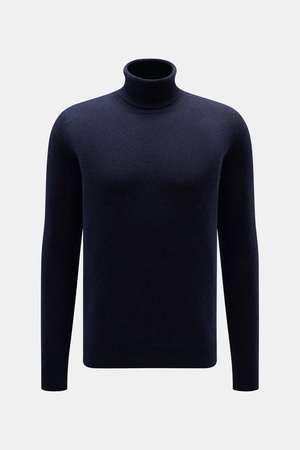 Malo  - Herren - Cashmere Rollkragenpullover navy