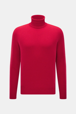 Malo  - Herren - Cashmere Rollkragenpullover rot