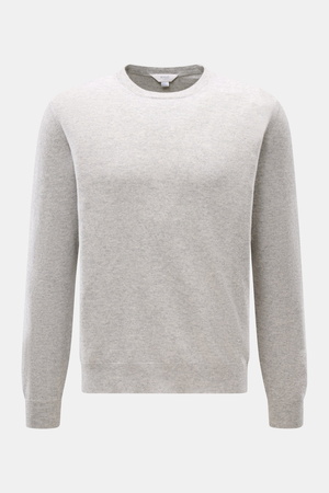 Malo  - Herren - Cashmere Rundhalspullover grau meliert