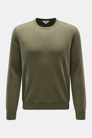 Malo  - Herren - Cashmere Rundhalspullover grün