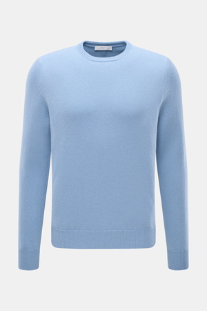 Malo  - Herren - Cashmere Rundhalspullover hellblau