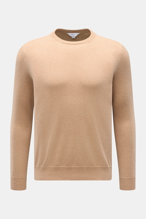 Malo  - Herren - Cashmere Rundhalspullover hellbraun meliert