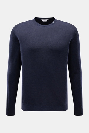 Malo  - Herren - Cashmere Rundhalspullover navy