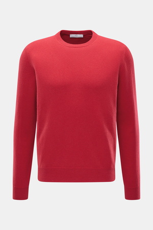 Malo  - Herren - Cashmere Rundhalspullover rot