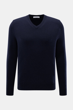 Malo  - Herren - Cashmere V-Neck Pullover navy