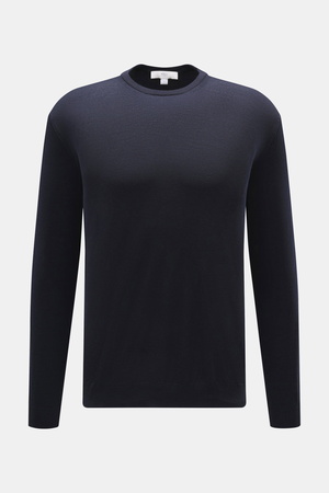Malo  - Herren - Feinstrick Rundhalspullover navy