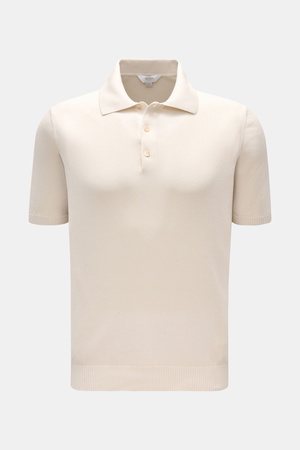Malo  - Herren - Kurzarm-Strickpolo sand