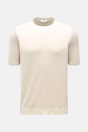 Malo  - Herren - Kurzarmpullover creme