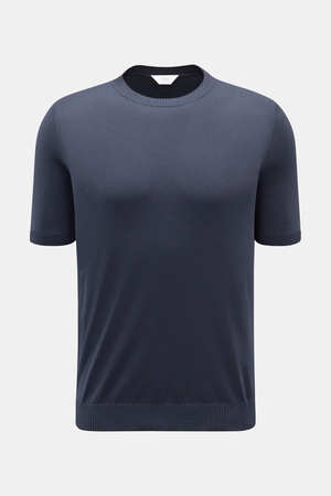 Malo  - Herren - Kurzarmpullover navy