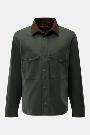 Manifattura  Ceccarelli - Herren - Wachsjacke 'Heavy Shirt' dunkelgrün