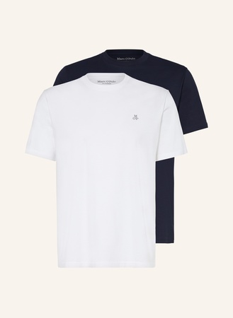 Marc O'Polo  2er-Pack T-Shirts blau