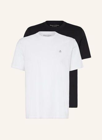 Marc O'Polo  2er-Pack T-Shirts schwarz