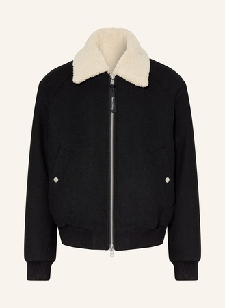 Marc O'Polo  Blouson Mit Kunstpelz schwarz