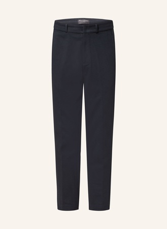 Marc O'Polo  Chino Regular Fit Aus Jersey blau