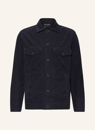 Marc O'Polo  Cord-Overshirt blau