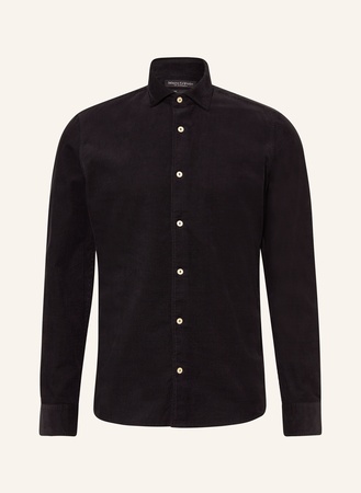 Marc O'Polo  Cordhemd Shaped Fit schwarz