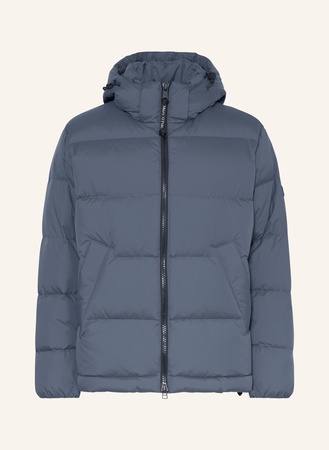 Marc O'Polo  Daunenjacke Mit Abnehmbarer Kapuze blau