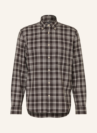 Marc O'Polo  Flanellhemd Regular Fit grau