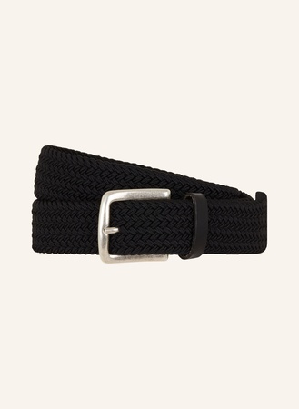 Marc O'Polo  Flechtgürtel schwarz