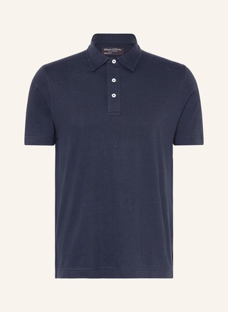 Marc O'Polo  Jersey-Poloshirt Regular Fit blau