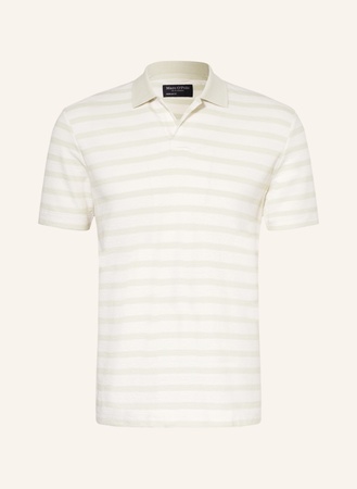 Marc O'Polo  Jersey-Poloshirt Regular Fit gruen grau